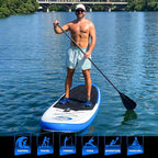 FunWater Stand Up Paddle Board Ultra-Light Inflatable Paddleboard with SUP Accessories for Adults & Youth of All Skill Levels