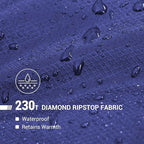 KingCamp Sleeping Bag for Adults, Cold Weather & Warm Extra Wide Big & Tall XL Portable Waterproof Flannel Sleeping Bags, Essentials Gear Accessories for Camping Backpacking Hiking Indoor & Outdoor