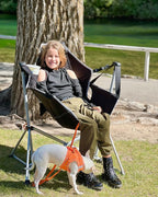 KingCamp Hammock Camping Chair, Swinging Portable Folding Camp Chairs for Adults Max 440lbs Heavy Duty Foldable Oversized Rocker with Aluminum Alloy Frame Cup Holder for Outdoor Beach Patio Sport