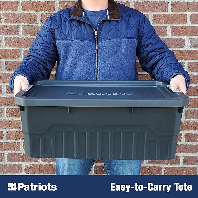 4Patriots 4-Week Survival Food Kit: Emergency Food Supply Designed to Last 25 Years, 192 Servings