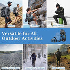 1 Pairs Snow Spikes for Shoes, Ice Spikes for Shoes and Boots, Anti-Slip Cleats Crampons Traction Gear with 11 Studs, Shoe Ice & Snow Grips for Winter Walking Running Hiking Mountaineering