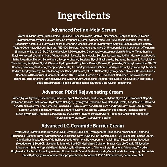 Dr.Reju-All Advanced Skincare System - Complete Gift Set with HPR Retinol Serum, PDRN Cream, Ceramide Barrier Cream - Korean Skin Care Set, Travel Size Included - Daily Anti-Aging Skincare Routine