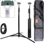 Devos Outdoor | LightRanger 800 Lumen Rechargeable Telescoping LED Lantern | 30 Hour Run Time | Illuminates a 40 Foot Diameter Area | 2 Pack with Padded Case