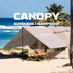 CCF Inflatable Tent for Camping with Canopy and Pump Air Glamping Tents for Camping Adult Easy Setup 4 Season Blow Up Tent Waterproof Windproof Outdoor