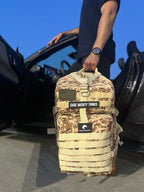 AMERICANPHOENIX 45L Elite Tactical Backpack | 3X Stronger Work & Military Backpack | Water Resistant and Heavy Duty | 3 Day MOLLE Bug Out Bag (Sand Storm)