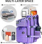 Military Tactical Backpack 45L/25L 3 Day Assault Pack Molle Daypack Hiking Backpack for Men and Women