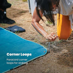 Rumpl Everywhere Mat | Lightweight Ground Cover for Hiking, Camping, Traveling, Picnics | 52" x 75" | Geo