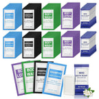 200 Pcs 5-IN-1 Hotel Soaps and Toiletries Bulk Set,5-Piece Set 0.35 oz each Packets Shampoo,Conditioner, Body Wash and Lotion,0.53 oz Soap Mini Travel Size Toiletries Supplies kit for Guests,Homeless
