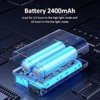 Tent Light Rechargeable 2400mAh Waterproof for Camping,Outdoor,Power Outage(4 Pack)