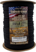 TOUGH-GRID 550 Paracord Rope Nylon Parachute Cord, Made in USA Survival Kit, Outdoor Adventures, Camping, Tactical Gear & Emergency Supplies, Military Type III Mil-Spec