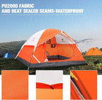 CAMEL CROWN Tents for Camping 2/3/4/5 Person Camping Dome Tent, Waterproof,Spacious, Lightweight Portable Backpacking Tent for Outdoor Camping/Hiking