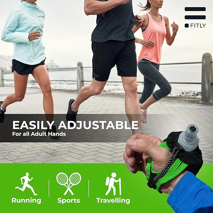 Soft Flask - Shrink As You Drink Soft Water Bottle for Hydration Pack - Folding Water Bottle Ideal for Running, Hiking, Cycling, Climbing & Rigorous Activity