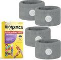 2 Pairs Motion Sickness Bands – Natural Anti Nausea Acupressure Wristbands for Morning & Motion Sickness Relief – Ideal for Car, Cruise & Flight Travel – for Adults and Kids