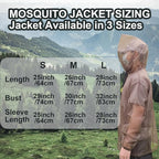 Aventik No-See-Um Mesh Mosquito Jacket Mosquito Pant for Outdoor, Multiple Sizes to Fit Everyone Stay Safe and Cool