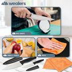 Camp Kitchen Cooking Utensil Set Travel Organizer Grill Accessories Portable Compact Gear for Backpacking BBQ Camping Hiking Travel Cookware Kit Water Resistant Case