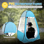 Pop Up Tent, Clear Outdoor Tents Sports Fishing, Rainproof and Windproof Beach Camping, Lightweight and Sturdy, Easy Set Up, UPF 50+ Portable Folding 39" x 64"