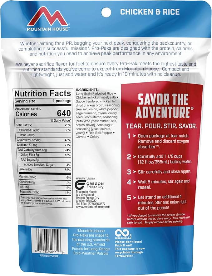 Mountain House Pro Pack