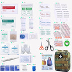 Carlebben EMT Pouch MOLLE Ifak Pouch Tactical MOLLE Medical First Aid Kit Utilit Camouflage