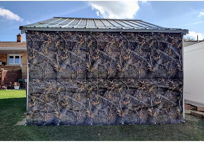 Heavy Duty 11 Mil Tarp Cover Waterproof UV Resistant Tarpaulin Used for Outdoor, Hunting, Camping, Backpacking, Canopy Tent, Ground Tarp, Cover Boat, Motorcycles, Roofs, Wood