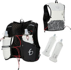 FlipBelt Tahoe Hydration Vest – Ultralight Running Vest for Men & Women – Includes Two 500ml Soft Flasks – Trail, Marathon, and Long-Distance Race Pack