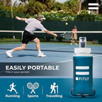 Soft Flask - Shrink As You Drink Soft Water Bottle for Hydration Pack - Folding Water Bottle Ideal for Running, Hiking, Cycling, Climbing & Rigorous Activity