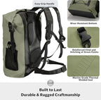 STOVER 5/10/25/30/40/55L Waterproof Backpack- Floating Dry Bag for Kayaking, Travel, Beach, Hiking, & Camping, Men/Women