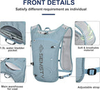 Running Hydration Vest 5L,Running Vest Pack with 1.5L Water Bladder,Lightweight Water Backpack for Hiking Running Cycling