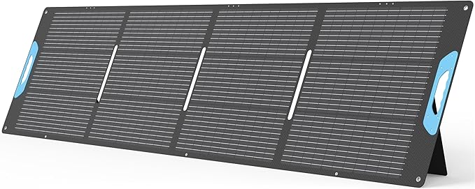 220W Portable Solar Panel for Power Station, 23.5% High Efficiency ETFE Foldable Solar Panels Charger, Fast Installation with Kickstands, IP67 Waterproof for RV, Outdoor Camping, Off Grid Blackouts