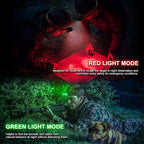 2 Pack Headlamp Rechargeable, 1400 Lumen Lightweight Head Lamps LED Rechargeable with White Green Red Light, Waterproof Motion Sensor Head Lamp,14 Modes with Memory Function for Running