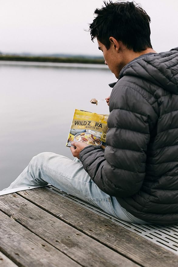 Wild Zora Paleo Freeze Dried Meals for Backpacking & Camping - Healthy Gluten Free & Grain Free Camping Meals/Backpacking Food + No Added Sugar - Great for Travel (Palisade Pineapple Mango 2-pack)