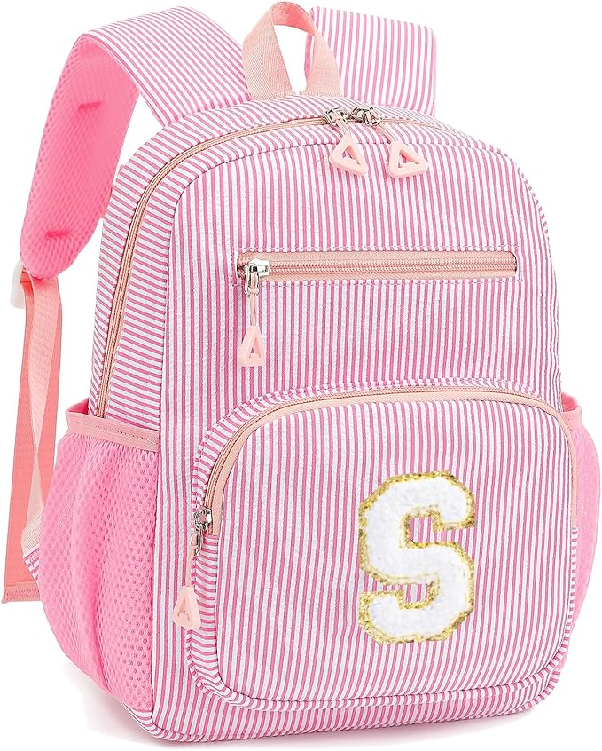 Mini Toddler Backpack for Girls 2-4, Cute Personalized Preschool Kindergarten Backpack for Kids Birthday Gifts (Pink S)