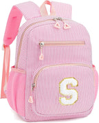 Mini Toddler Backpack for Girls 2-4, Cute Personalized Preschool Kindergarten Backpack for Kids Birthday Gifts (Pink S)