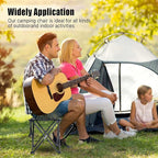 2 Pack Camping Stool Portable, 13.7 Inch Folding Stool for Outdoor Gardening, Fishing, BBQ, Hiking with Carry Bag(400 LBS Capacity)