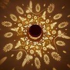 Solar Lanterns Outdoor Waterproof Bee Garden Decor Gifts for Women Mom Grandma Hanging Solar Lights Metal Solar Decoration Outside for Yard,Patio,Backyard,Porch