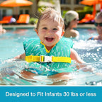Dark Lightning USCG Approved Infant Life Jacket 0-30 lbs, Swim Vest for Baby/Toddlers 1-3 Year Old 20-30 lbs,Toddler Floaties for Pool Swimming,Boating,Beach,Puddle