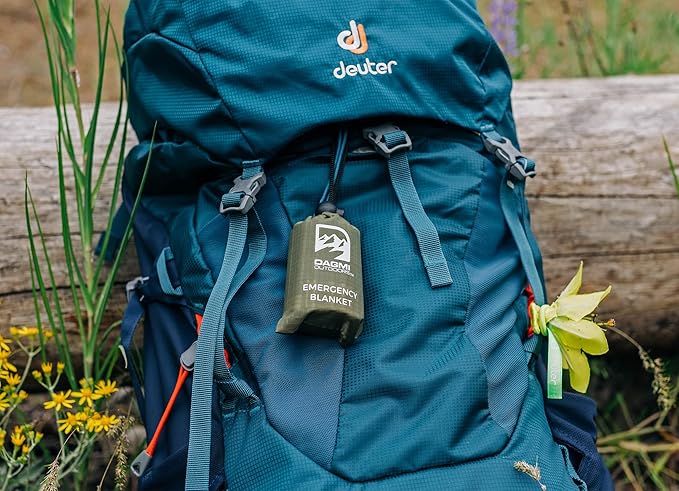 Emergency Mylar Thermal Blanket 4 Pack. Space Blankets for Survival Kits & Extreme Cold Weather - NASA Designed - Perfect for Camping Survival, Bug Out Bag, Hiking, Car Survival