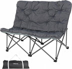 KingCamp Butterfly Chair Oversized XL Camping Chairs for Adults Padded Folding Comfy Camp Chairs 300lbs Heavy Duty with High Back for Bedroom Living Room Dorm Rooms Outdoor Patio Lawn