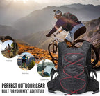 Hydration Pack Backpack, Lightweight Water Backpack with 2L Leakproof Hydration Bladder Daypack for Men Women,Running Hydration Vest for Outdoor Trail