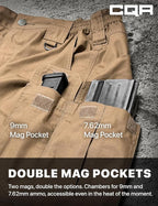 CQR Men's Tactical Pants, Water Resistant Ripstop Cargo Pants, Lightweight EDC Work Hiking Pants, Outdoor Apparel
