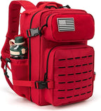 QT&QY 25L/45L Military Tactical Backpack For Men Molle Daypack 3 Day Bug Out Bag Hiking Rucksack With Bottle Holder