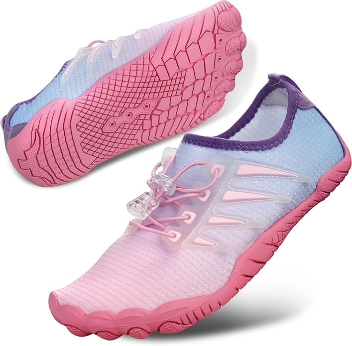 Water Shoes for Men Women, Quick-Dry Barefoot Aquashoes for Beach Swim, Water Sports Like Surf Kayak Yoga, Water Park