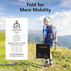 Solar Charger 110W Portable Solar Panel, IP67 Waterproof Foldable Solar Panel kit with 20V Output, 23.5% Efficiency Module for Outdoor Camping, Portable Power Station, Laptops, Motorhome, RV