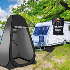 Pop Up Tent Upgrade Privacy Camping Shower Tent Portable Outdoor Sun Shelter for Outdoor Bathing Toilet Camping Biking Hiking Beach with 5.3 Gallon Shower Bag