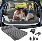 KMZ Inflatable SUV Air Mattress for Car, Truck & Camping – Portable Thickened Car Bed for Travel, Includes 2 Pillows & Electric Pump