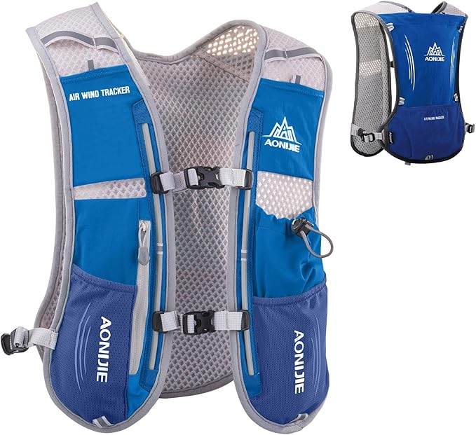 Azarxis Running Water Bottles Flask BPA Free Leakproof Hydration Vest Packs Waist Belt Replacement for Triathlon Marathon Hiking Cycling Climbing Runner