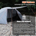 Waterproof Hiking Tent for Backpacking – 2/3/4 Person Easy Up Camping Tent, PU5000mm All Season Windproof Tent for Winter, Cold Weather, Outdoor Hiking & Freestanding Shelter for Mountain Camping