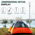 20 Pack 8" Screw in Tent Stakes Heavy Duty- Ground Anchors Screw- Tent Pegs Camping Stakes- Hex Pegs Drillable Tent Stakes and Hexagon Head Drive and Storage Box (White)