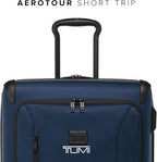 TUMI - Aerotour 4 Wheel Expandable Luggage - Men's and Women's Lightweight Business and Leisure Travel Suitcase - 26" Short Trip Expandable Packing Case, Navy
