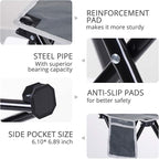 TRIPLE TREE 1 Pack Camping Stool, Portable Folding Stool with Carry Bag,400 LBS Capacity, Suitable for Outdoor Walking Hiking Fishing