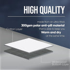 EverSnug Large Waterproof Outdoor Blanket - Extra Thick Premium Quilted Fleece, Waterproof & Windproof, Great for Camping, Picnics, Beaches, Stadiums, Dogs